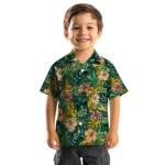 North Dakota State Bison Hawaiian Shirt – Hibiscus Tiki Jungle