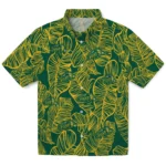 North Dakota State Bison Hawaiian Shirt – Leaf Outline