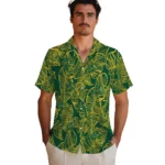 North Dakota State Bison Hawaiian Shirt – Leaf Outline