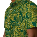 North Dakota State Bison Hawaiian Shirt – Leaf Outline