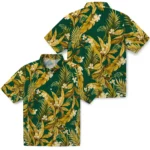 North Dakota State Bison Hawaiian Shirt – Palm Leaves