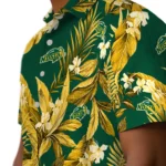 North Dakota State Bison Hawaiian Shirt – Palm Leaves