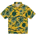 North Dakota State Bison Hawaiian Shirt – Palm Sunset