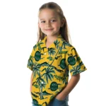 North Dakota State Bison Hawaiian Shirt – Palm Sunset