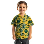 North Dakota State Bison Hawaiian Shirt – Palm Sunset