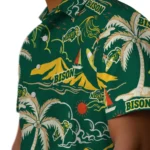 North Dakota State Bison Hawaiian Shirt – Palm Tree Island