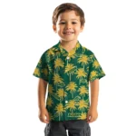North Dakota State Bison Hawaiian Shirt – Palm Tree Motif