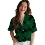 North Texas Mean Green Hawaiian Shirt – 50th State Flower