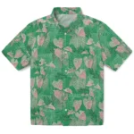 North Texas Mean Green Hawaiian Shirt – Anthurium Overlay