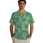North Texas Mean Green Hawaiian Shirt – Anthurium Overlay