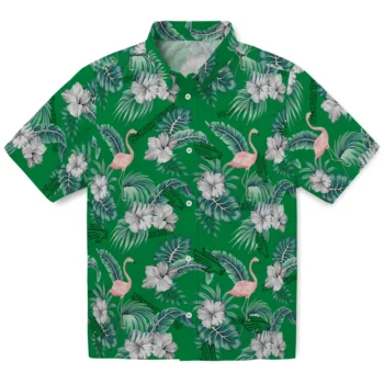 north texas mean green flamingo palms green hawaiian shirts best selling