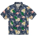 North Texas Mean Green Hawaiian Shirt – Flamingo Hibiscus
