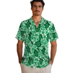 North Texas Mean Green Hawaiian Shirt – Hibiscus Blooms