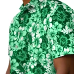 North Texas Mean Green Hawaiian Shirt – Hibiscus Blooms