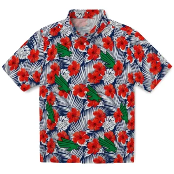 north texas mean green hibiscus fiesta red royal blue hawaiian shirts best selling