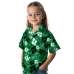 North Texas Mean Green Hawaiian Shirt – Hibiscus Flower Design