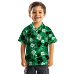 North Texas Mean Green Hawaiian Shirt – Hibiscus Flower Design