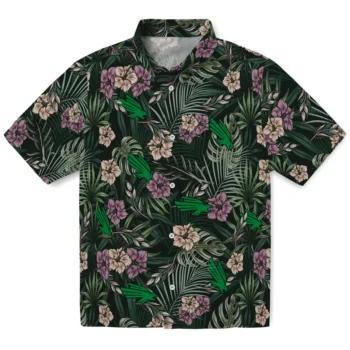 north texas mean green hibiscus leaves pattern green hawaiian shirts best selling
