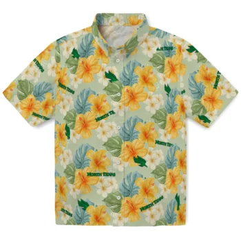 north texas mean green hibiscus mood pale lime yellow hawaiian shirts best selling