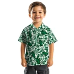 North Texas Mean Green Hawaiian Shirt – Hibiscus Motif