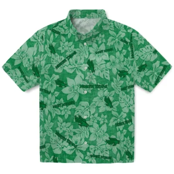 north texas mean green hibiscus oasis green hawaiian shirts best selling