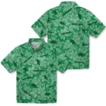North Texas Mean Green Hawaiian Shirt – Hibiscus Oasis