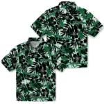North Texas Mean Green Hawaiian Shirt – Hibiscus Overlay