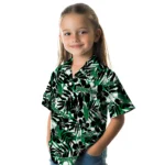 North Texas Mean Green Hawaiian Shirt – Hibiscus Overlay