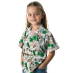 North Texas Mean Green Hawaiian Shirt – Hibiscus Seaside