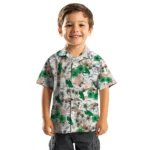 North Texas Mean Green Hawaiian Shirt – Hibiscus Seaside