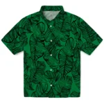 North Texas Mean Green Hawaiian Shirt – Leaf Outline