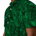 North Texas Mean Green Hawaiian Shirt – Leaf Outline