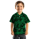North Texas Mean Green Hawaiian Shirt – Monstera Layer