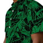 North Texas Mean Green Hawaiian Shirt – Monstera Layer