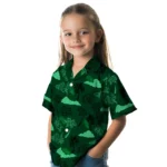 North Texas Mean Green Hawaiian Shirt – Palm And Clouds