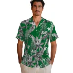 North Texas Mean Green Hawaiian Shirt – Palm Leaves