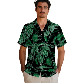 north texas mean green palm sunset hawaiian shirts fashion forward