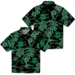 North Texas Mean Green Hawaiian Shirt – Palm Sunset