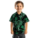 North Texas Mean Green Hawaiian Shirt – Palm Sunset