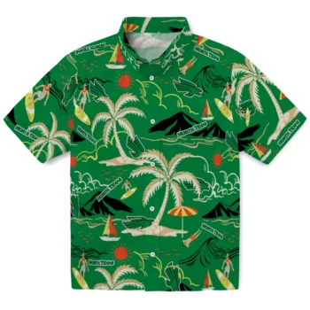 north texas mean green palm tree island green hawaiian shirts best selling