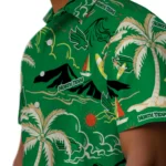 North Texas Mean Green Hawaiian Shirt – Palm Tree Island