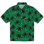 North Texas Mean Green Hawaiian Shirt – Palm Tree Motif