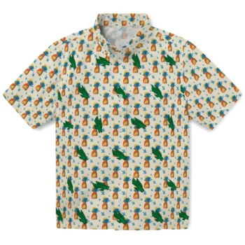 north texas mean green pineapple delight beige hawaiian shirts best selling