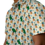 North Texas Mean Green Hawaiian Shirt – Pineapple Delight