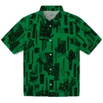 North Texas Mean Green Hawaiian Shirt – Turtle Lines