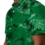 North Texas Mean Green Hawaiian Shirt – Wave Palm