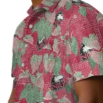 Northern Illinois Huskies Hawaiian Shirt – Anthurium Overlay