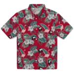 Northern Illinois Huskies Hawaiian Shirt – Flamingo and Hibiscus