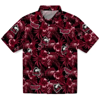 northern illinois huskies hibiscus exotic red hawaiian shirts best selling
