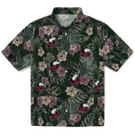 Northern Illinois Huskies Hawaiian Shirt – Hibiscus Leaves Pattern